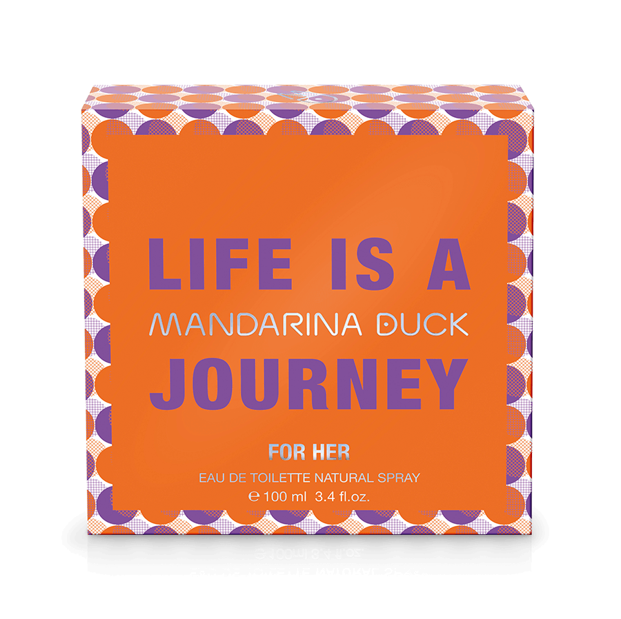 Life is a journey for her packaging