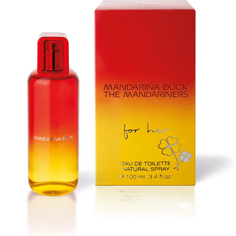 Mandariners for Her packaging